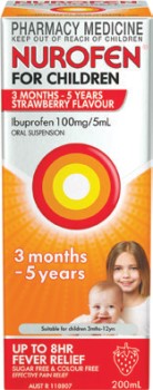 Nurofen-For-Children-3-Months-5-Years-Strawberry-200mL on sale