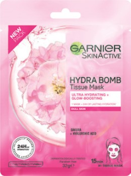 Garnier-Skin-Active-Hydra-Bomb-Tissue-Face-Mask-Sakura on sale