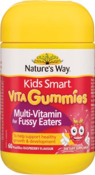 Natures-Way-Kids-Smart-Vita-Gummies-Multi-for-Fussy-Eaters-60-Pack on sale