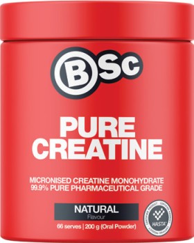 BSc-Pure-Creatine-200g on sale