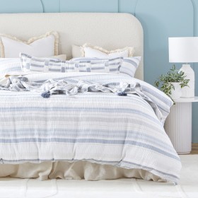 Juniper-Stripe-Blue-Quilt-Cover-Set-by-Essentials on sale