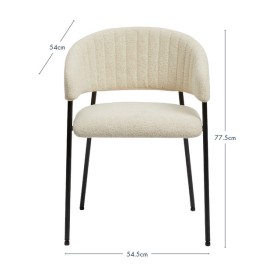 Blake-Boucle-Dining-Chair-by-MUSE on sale