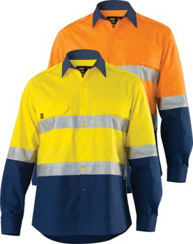 ELEVEN-AEROCOOL-Hi-Vis-LS-Shirt-with-Perforated-3M-Tape on sale
