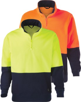 NEW-ELEVEN-Bonded-Fleece-Qtr-Zip-Pullover on sale