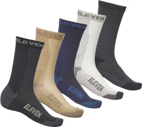 ELEVEN-Bamboo-Crew-Socks-5-Pack-Multi-Colours on sale