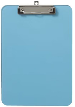 JBurrows-Plastic-A4-Clipboard-Blue on sale