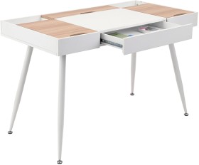 Lofoten+1200mm+1+Drawer+Desk+Oak%2FWhite