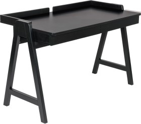 Acton+2+Drawer+Desk+Black