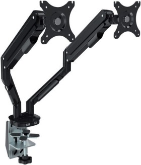 Professional-Dual-Monitor-Arm-with-Dual-USB-Black on sale