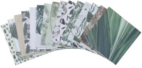 Born-Paper-Stack-15-x-15cm-Botanical-30-Sheets on sale