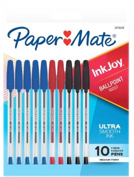 Paper-Mate-InkJoy-100-Ballpoint-Pens-Assorted-10-Pack on sale