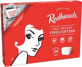 Redheads-Firelighters-24-Pack on sale