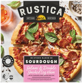 Rustica-by-McCain-Stone-Baked-Pizza-335445g-Selected-Varieties on sale