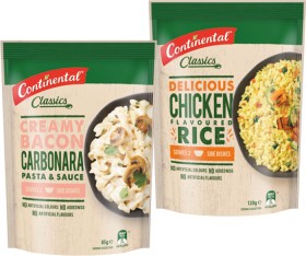 Continental-Pasta-Sauce-or-Rice-85-125g-Selected-Varieties on sale