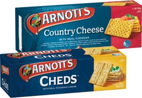 Arnotts-Country-Cheese-Ched-or-Sesame-Wheat-Crackers-250g on sale