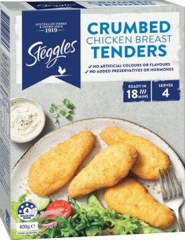 Steggles-Chicken-Breast-Tenders-400g-Selected-Varieties on sale