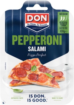 Don-Sliced-Pepperoni-Salami-100g on sale