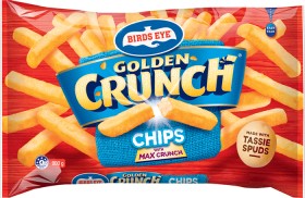Birds-Eye-Golden-Crunch-Chips-900g-Selected-Varieties on sale