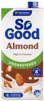 Sanitarium-So-Good-Unsweetened-Almond-Milk-1-Litre on sale