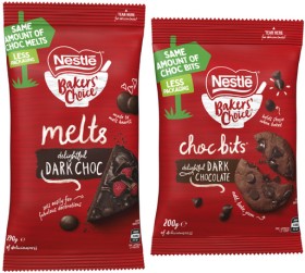 Nestl-Bakers-Choice-Cooking-Chocolate-Bits-or-Melts-200g-290g on sale