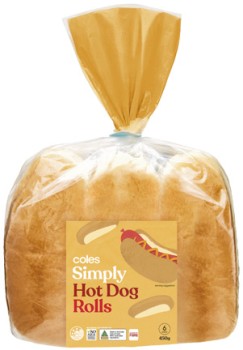 Coles-Simply-Hamburger-or-Hot-Dog-Rolls-6-Pack on sale
