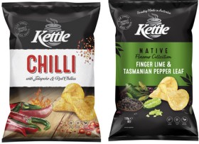 Kettle-Potato-Chips-or-Natives-150g-165g on sale