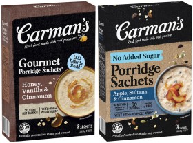 Carmans-Porridge-Sachets-240g-320g on sale