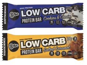 BSc-Bodyscience-High-Protein-Low-Carb-Bar-60g on sale