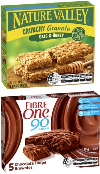 Fibre-One-Bars-100g-120g-or-Nature-Valley-Bars-252g on sale