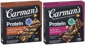 Carmans-Protein-Bars-150g-200g on sale