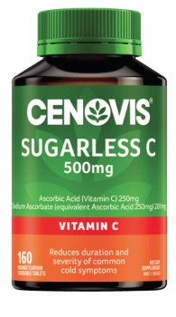 Cenovis-Sugarless-C-500mg-Tablets-160-Pack on sale