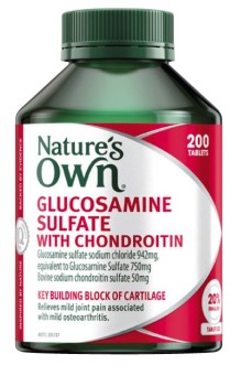 Natures-Own-Glucosamine-Sulfate-with-Chondroitin-200-Pack on sale