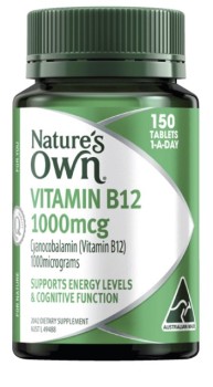 Natures-Own-Vitamin-B12-1000mcg-150-Pack on sale