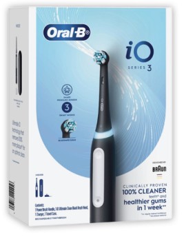 Oral-B-iO-3-Matte-Black-Ultimate-Electric-Toothbrush-1-Pack on sale