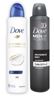 Dove-Antiperspirant-Aerosol-Deodorant-220mL-254mL on sale