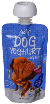 Golp-Dog-Yoghurt-Vanilla-Probiotic-Dog-Treats-70g on sale
