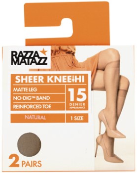 Razza-Nylon-Bonezapper-Pantyhose-Knee-Hi-2-Pack on sale