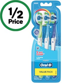 Oral-B-5-Way-Clean-Toothbrush-Pk-3 on sale