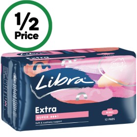 Libra-Extra-Pads-Pk-12 on sale