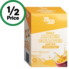 28GO-Protein-Collagen-Water-Pk-7-x-30g on sale