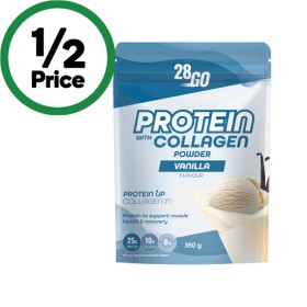 28GO-Protein-with-Collagen-Powder-350g on sale