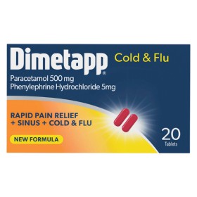 Dimetapp-Cold-Flu-Rapid-Pain-Relief-Tablets-Pk-20 on sale