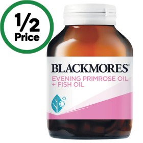 Blackmores-Evening-Primrose-Oil-Fish-Oil-Capsules-Pk-100 on sale