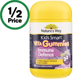 Natures-Way-Kids-Vita-Gummies-Immune-Defence-Pk-60 on sale