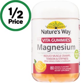 Natures-Way-Magnesium-Vita-Gummies-Pk-80 on sale