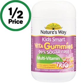 Natures-Way-Kids-Vita-Gummies-Sugar-Free-Multivitamin-Trio-Pk-75 on sale