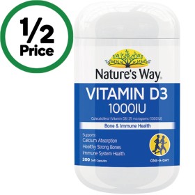 Natures-Way-Vitamin-D3-1000IU-Capsules-Pk-300 on sale