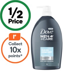 Dove-Mens-Body-Wash-1-Litre on sale