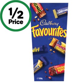 Cadbury-Favourites-520g on sale