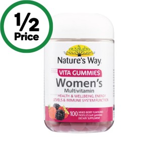 Natures-Way-Vita-Gummies-Womens-or-Mens-Multivitamin-Pk-100 on sale